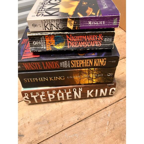 Stephen King Book Lot of 5- Desperation, Misery, Dome, Wasteland, Nightmares - Picture 2 of 6